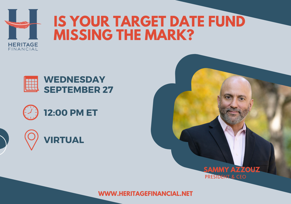 Is Your Target Date Fund Missing the Mark webinar